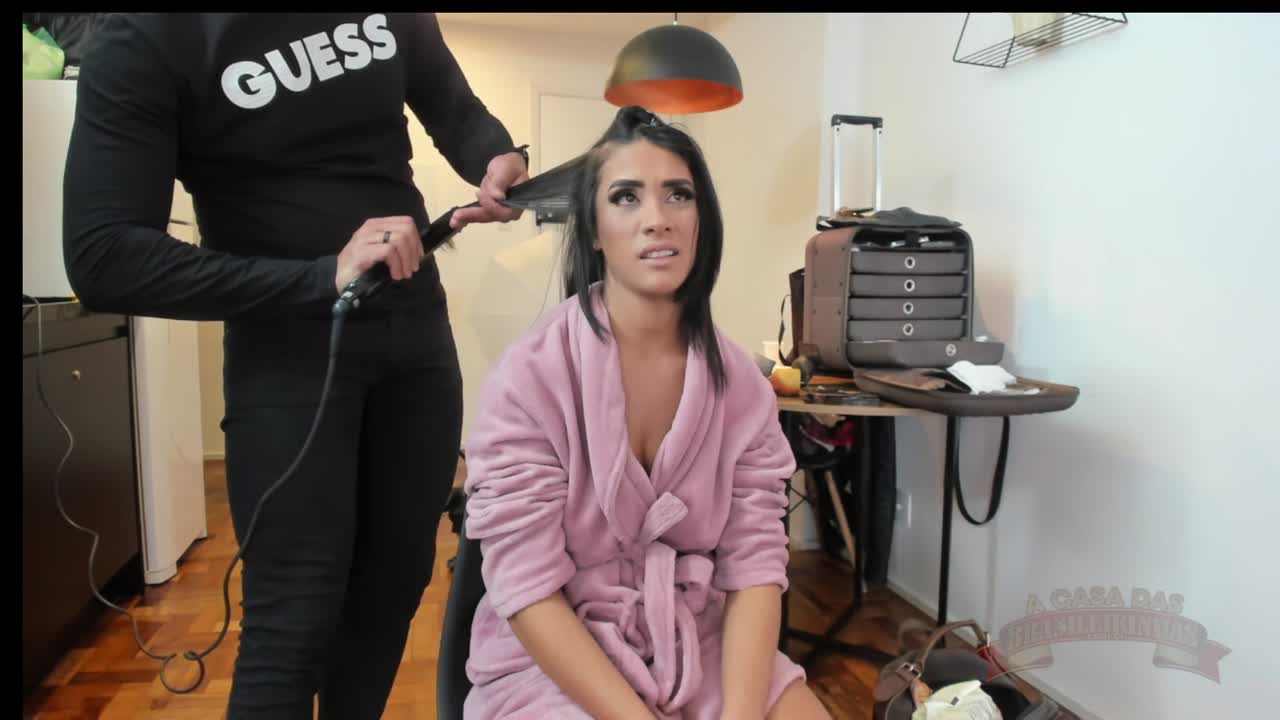 Bastidores de Val Mineirinha se preparando para as cenas pornôs!