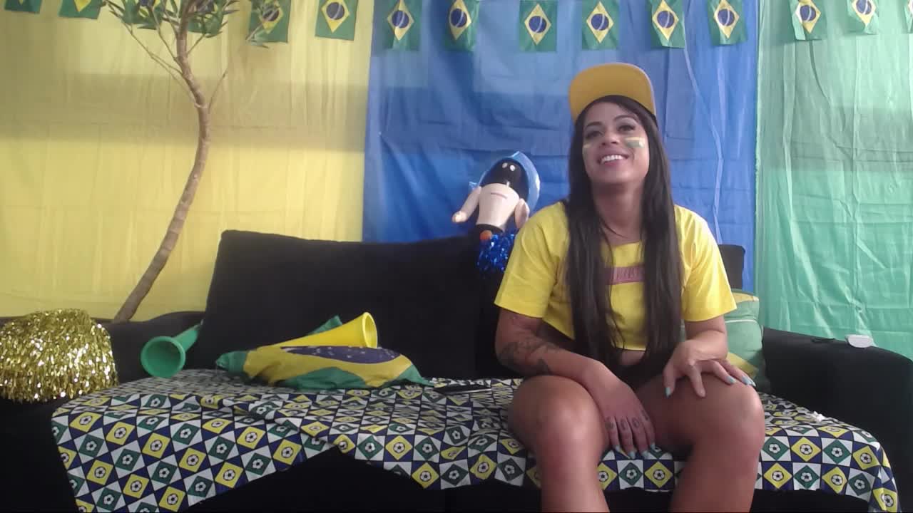 Lola torceu pelo Brasil na Copa do Mundo