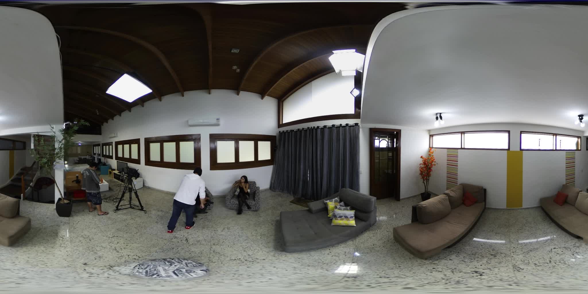 Mais uma atividade 360º com Rafaela Nakamura nua